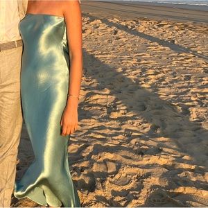 Bec & Bridge moon dance strapless dress